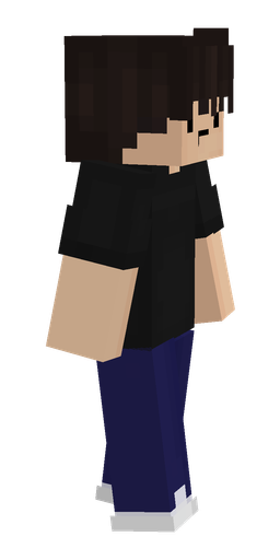 Black skin: body, right side render