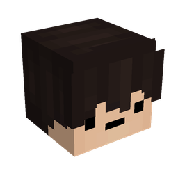 Black skin: head render