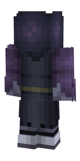 Black skin: body, back render