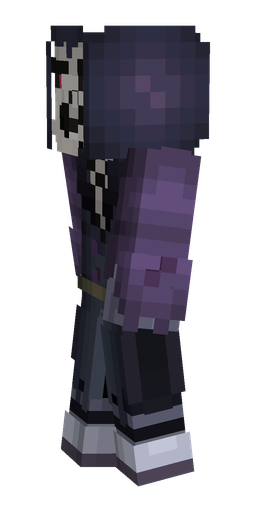 Black skin: body, left side render