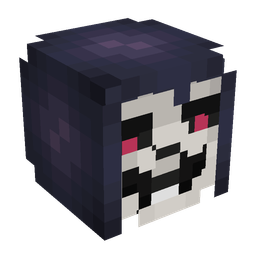 Black skin: head render