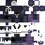Black skin: raw texture render