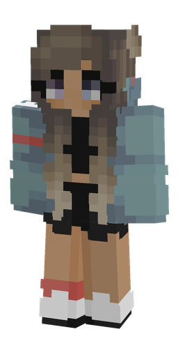 Blue skin: body, front render