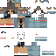 Blue skin: raw texture render