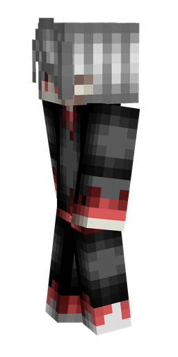Black skin: body, left side render