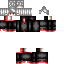 Black skin: raw texture render