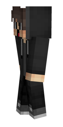 Black skin: body, left side render