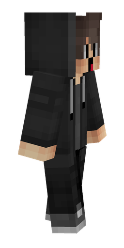 Black skin: body, right side render