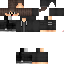 Black skin: raw texture render