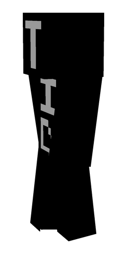 Black skin: body, left side render
