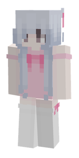 Blue skin: body, front render