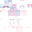 Blue skin: raw texture render
