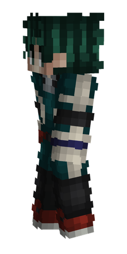 Black skin: body, left side render