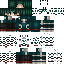 Black skin: raw texture render
