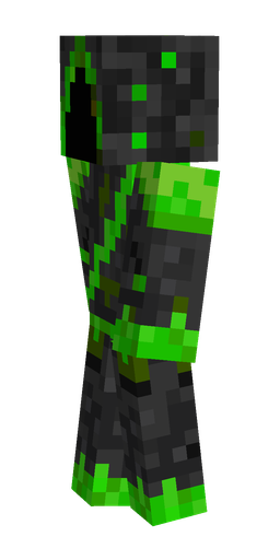 Black skin: body, left side render