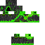 Black skin: raw texture render