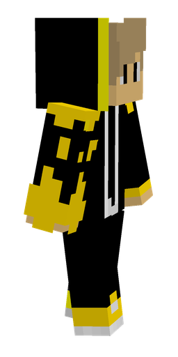 Black skin: body, right side render