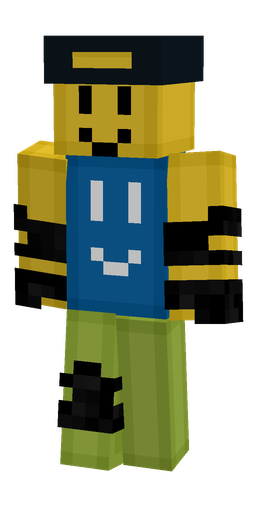 Black skin: body, front render
