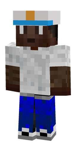 Blue skin: body, front render