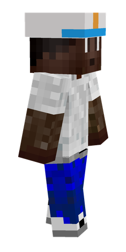 Blue skin: body, right side render
