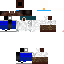 Blue skin: raw texture render