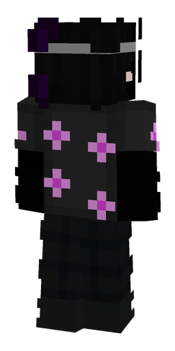 Black skin: body, back render