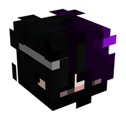 Black skin: head render