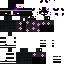 Black skin: raw texture render