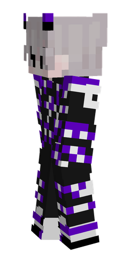 Black skin: body, left side render
