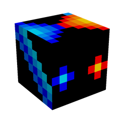 Black skin: head render