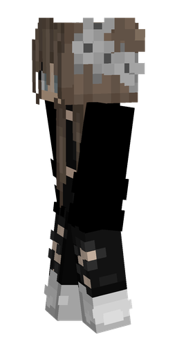 Black skin: body, left side render