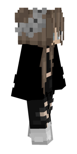Black skin: body, right side render