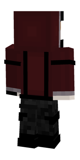 Black skin: body, back render
