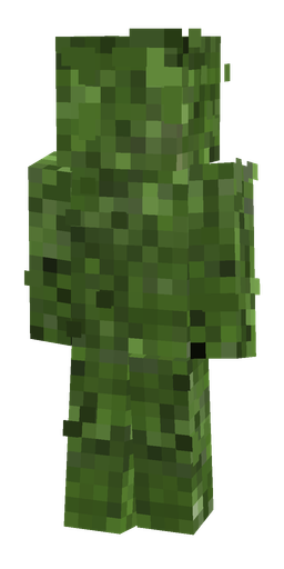Green skin: body, back render