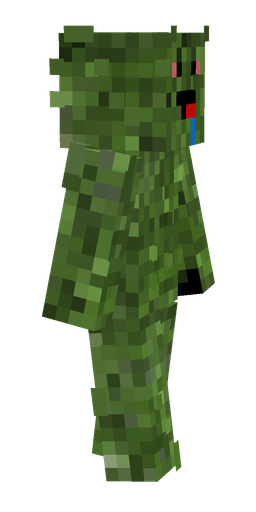 Green skin: body, right side render