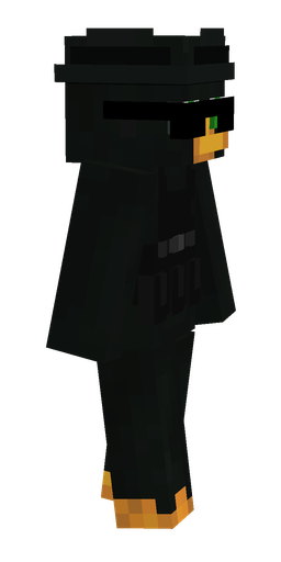 Black skin: body, right side render