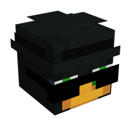 Black skin: head render