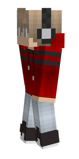 Black skin: body, left side render