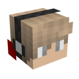Black skin: head render
