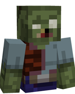 Blue skin: bust render