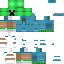 Blue skin: raw texture render