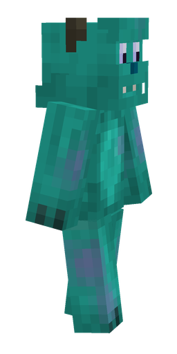 Blue skin: body, right side render