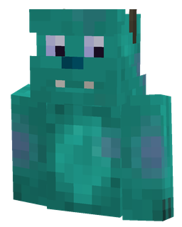 Blue skin: bust render