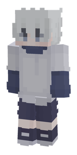 Blue skin: body, front render