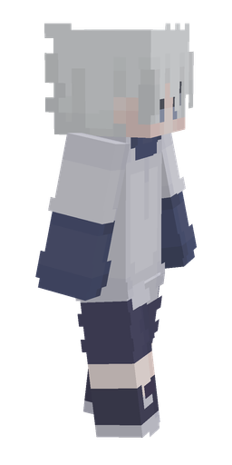 Blue skin: body, right side render