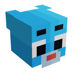 Blue skin: head render