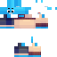 Blue skin: raw texture render