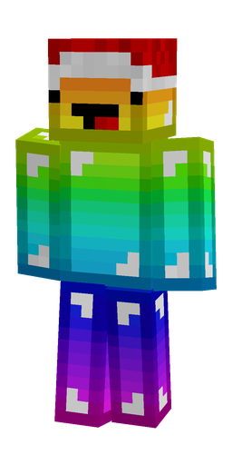 Blue skin: body, front render