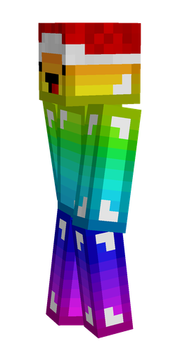 Blue skin: body, left side render