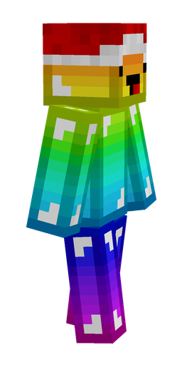 Blue skin: body, right side render